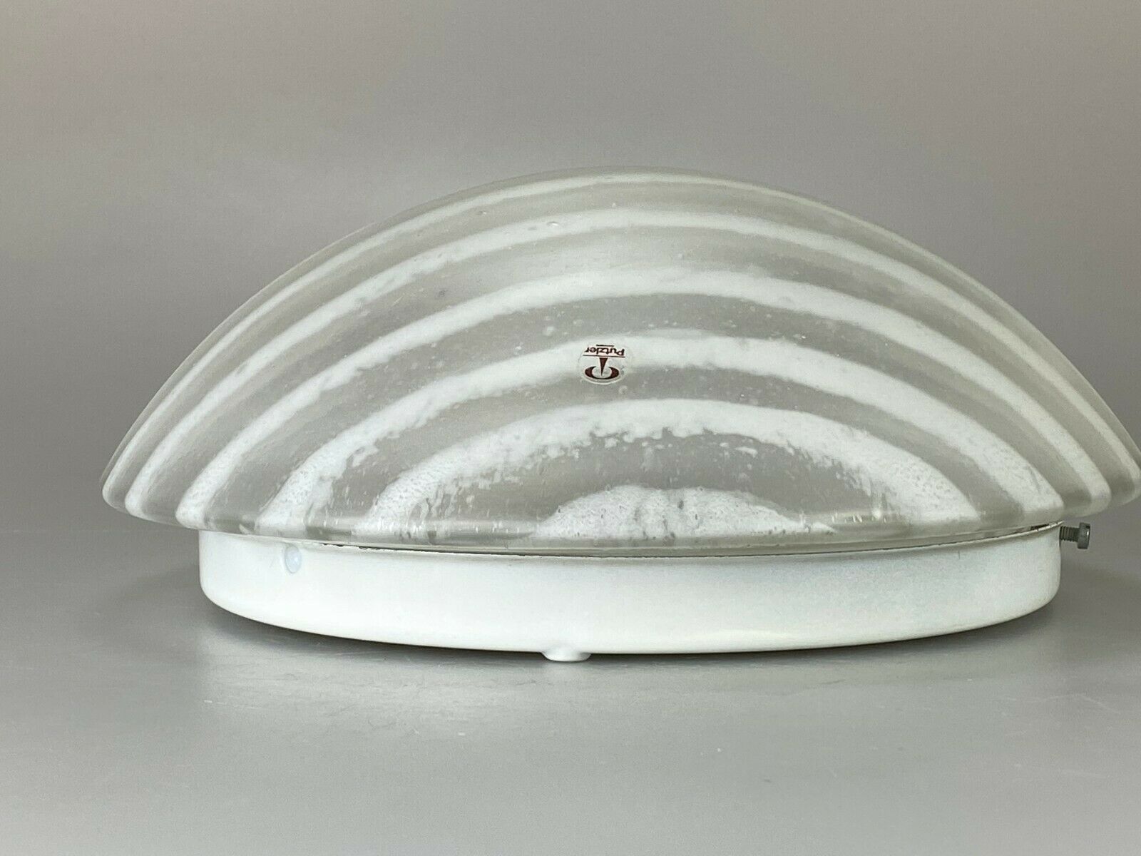 Plafoniere ceiling lamp glass space design lamp 70s