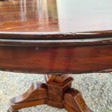 Mahogany empire table