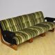 Vintage striped modular sofa, 1970s
