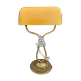 Desk lamp opaline orange-yellow