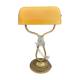 Desk lamp opaline orange-yellow