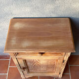 Vintage pine bedside table