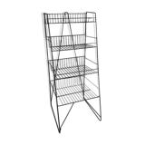 Display metal store shelves