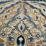 Tapis Persan Vintage Bleu Fait Main, Élégance Classique d’Iran, 293x391 Cm