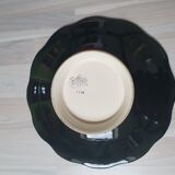 Fruit cup dish longwy france daffodils numbered deco flower on foot