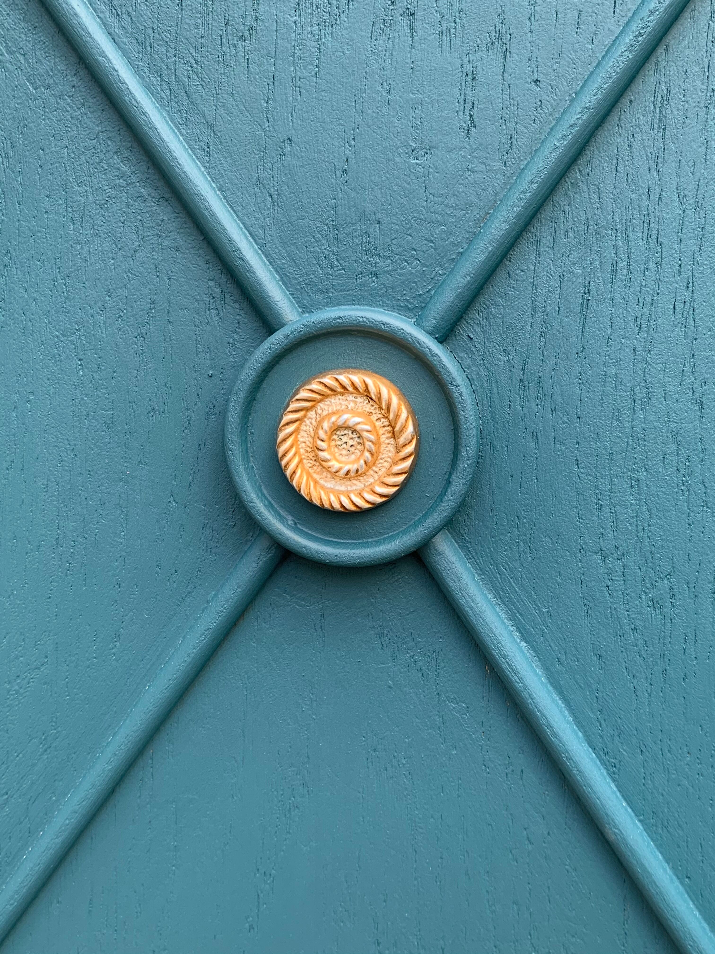 Glass-glazed Parisian wardrobe 1950