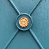Glass-glazed Parisian wardrobe 1950