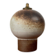 Mid-century modern ceramic oil lamp by Danish studio Aage Würtz, 1956.