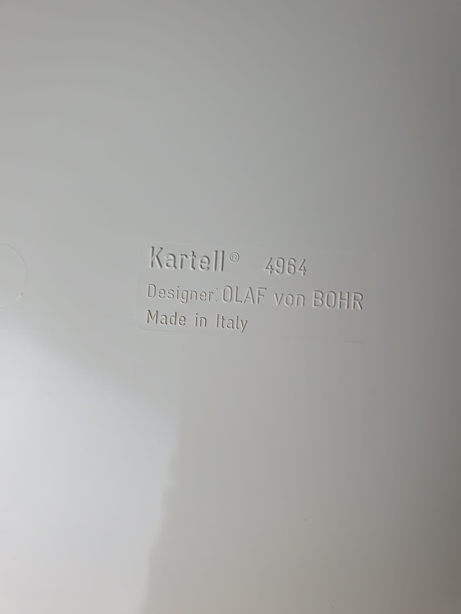 Furniture Olaf Von Bohr for Kartell