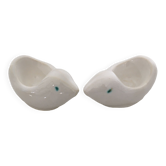 Paire de coquetiers oiseaux
