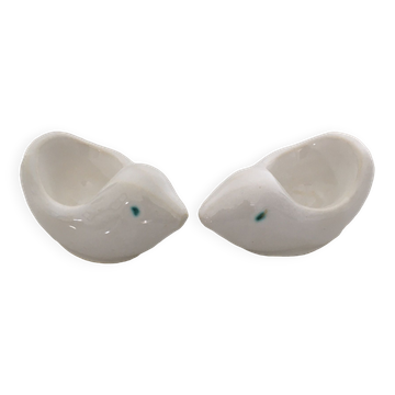 Pair of bird egg cups