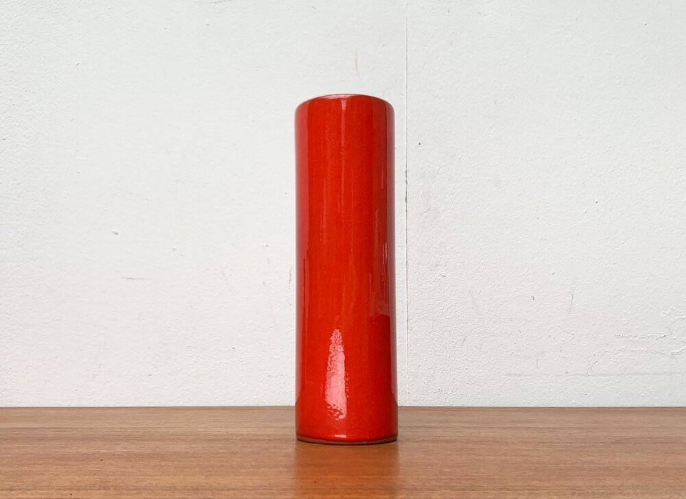 Mid-century minimalist vase WGP in West German ceramic by Marschner Kunsttöpferei, 1960s.