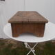 Wooden stool footrest