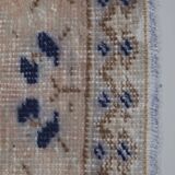 Shabby chic vintage turkish village pictorial rug 3'7'' x 5'4''