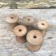 Batch of wooden wire coils