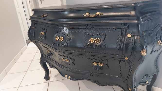Louis xv style tomb chest of drawers
