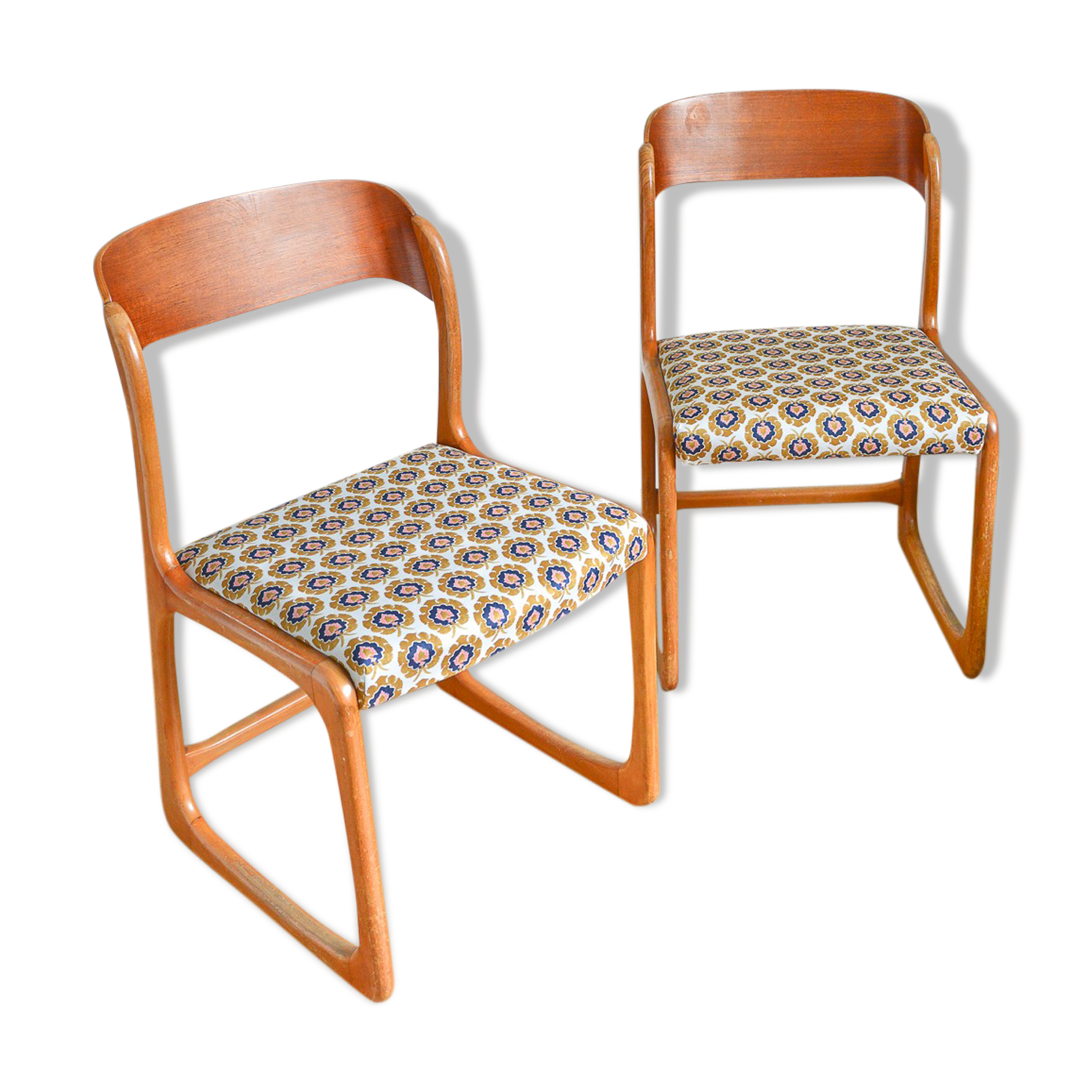 Set of 2 Baumann sleb chairs