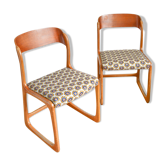 Set of 2 Baumann sleb chairs