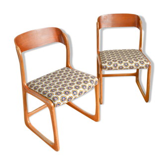 Set of 2 Baumann sleb chairs