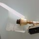 White / vintage perspex wall lamp 50s-60s