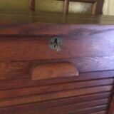 Double curtained file with keys