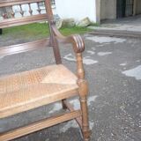Old mulched bench