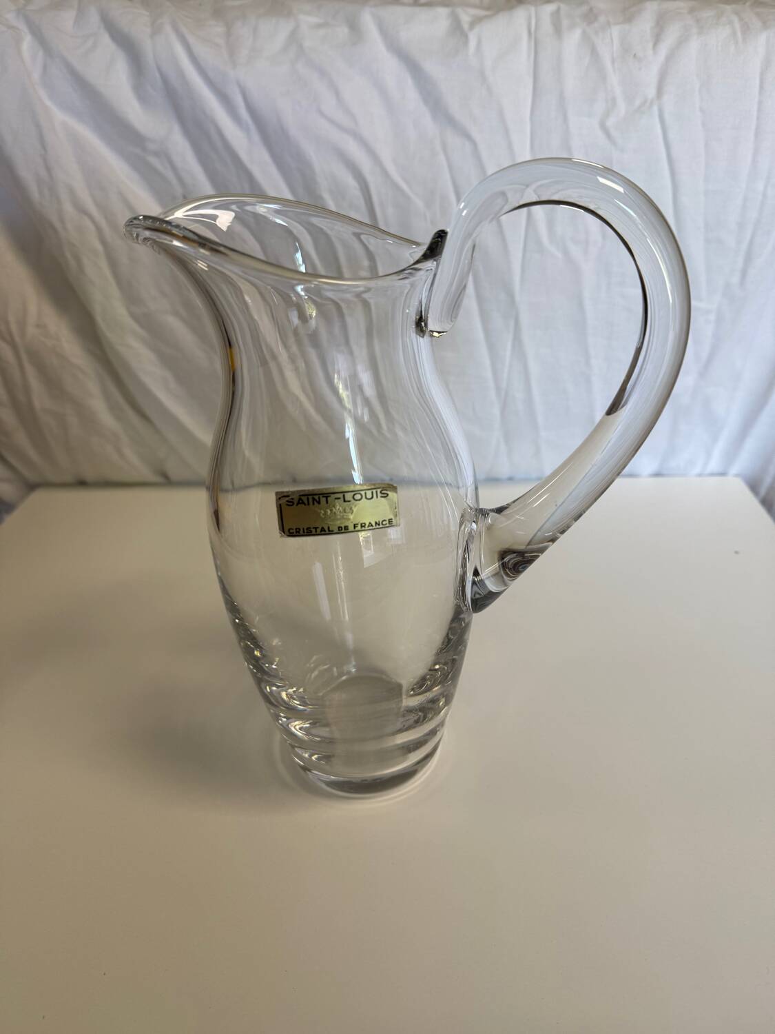 Broc à eau en cristal Saint Louis