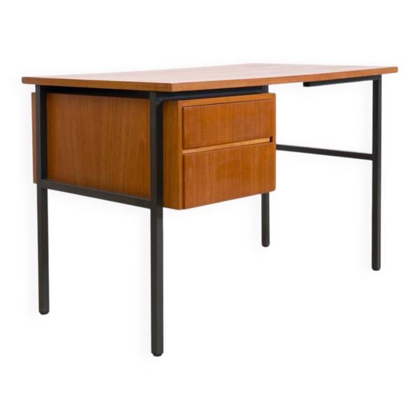 Bureau Mid-Century en teck, années 60