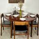 Table scandinave en palissandre de Rio de Gudme Möbelfabrik 1960