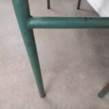 Bureau années 50 et sa chaise d'école