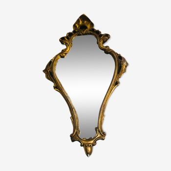 Golden rococo mirror