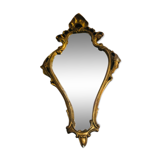 Miroir rococo doré