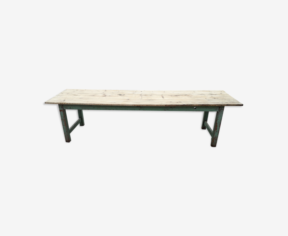 Table de ferme patinée 300 cm