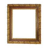 Old frame gilded stucco wood 65,5x55,5 cm, foliage 51x41 cm SB