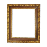 Old frame gilded stucco wood 65,5x55,5 cm, foliage 51x41 cm SB