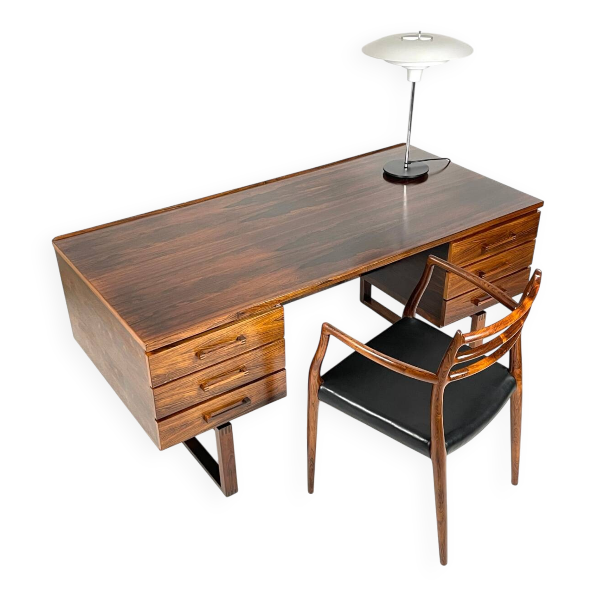 Danish Modern ( Mid-Century ) desk by Torben Valeur for DYRLUND, 1960s
