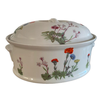 Plat cocotte Pyrolux Lourioux porcelaine à feu