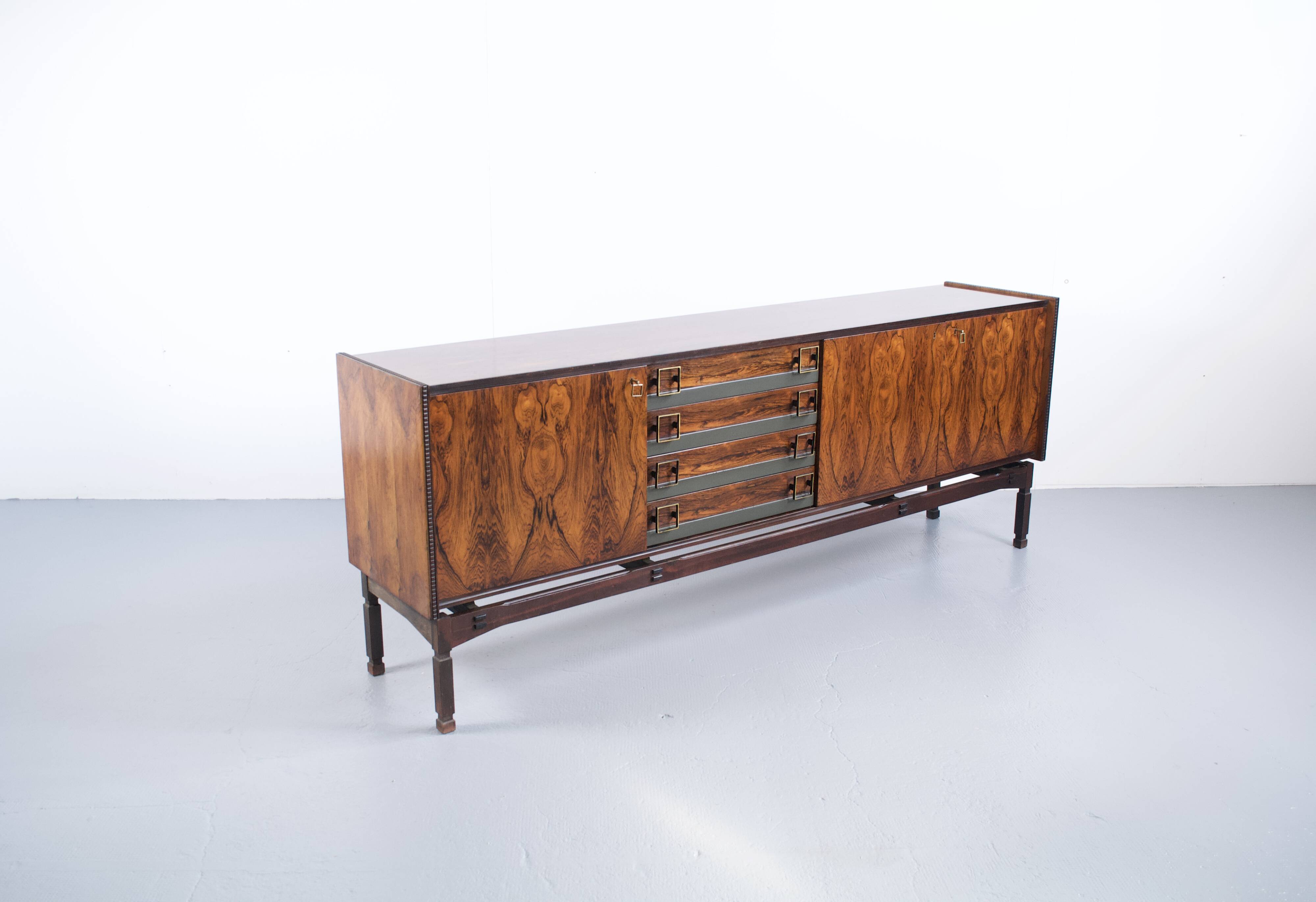 Italian enfilade rio rosewood 1960s