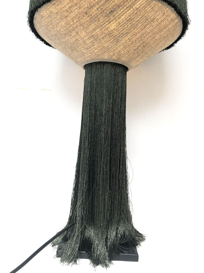 Lampe à fils en lin