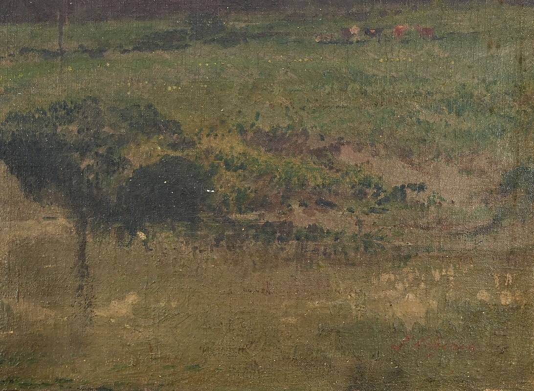 Oil on canvas, signed Cheret – Mid 19th century