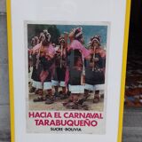 Affiche carnaval bolivie