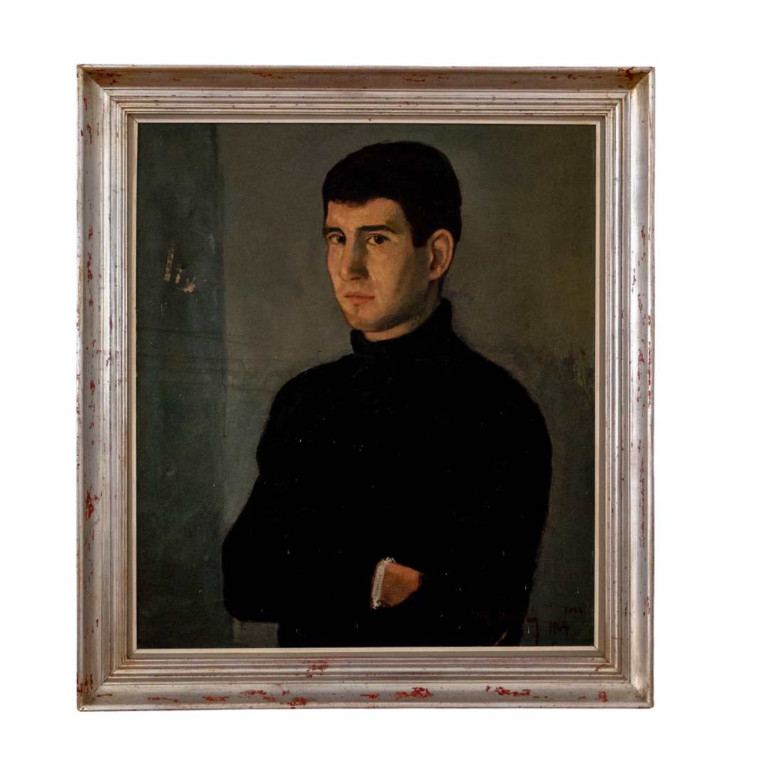 Portrait, oil on canvas, Staf Beerten, 1964
