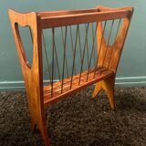 Scandinavian magazine rack from the 60s