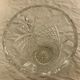 Vintage vase in chiseled crystal
