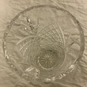 Vintage vase in chiseled crystal