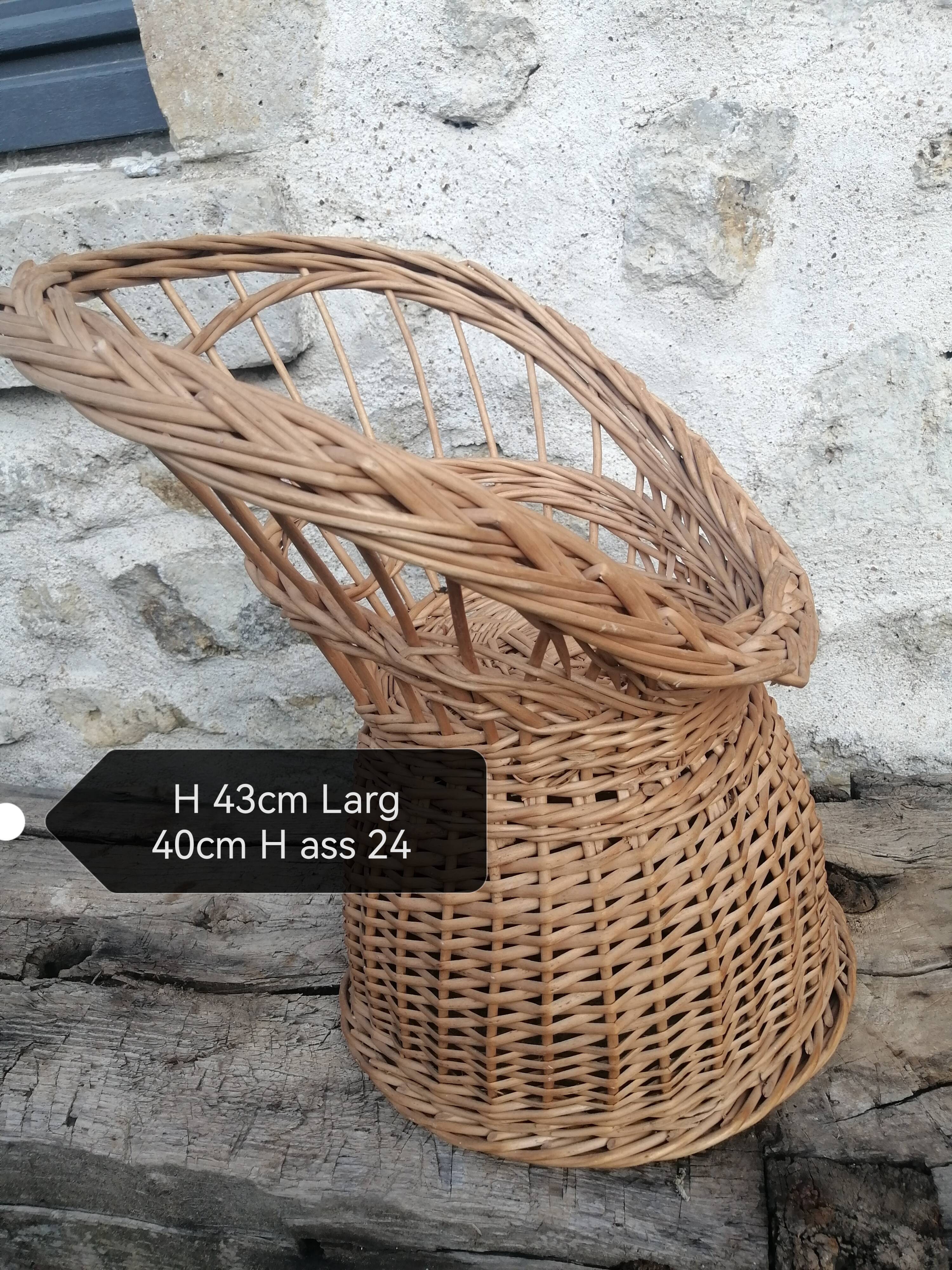 Children's rattan chair