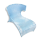 Vintage-inspired scoubidou long chair
