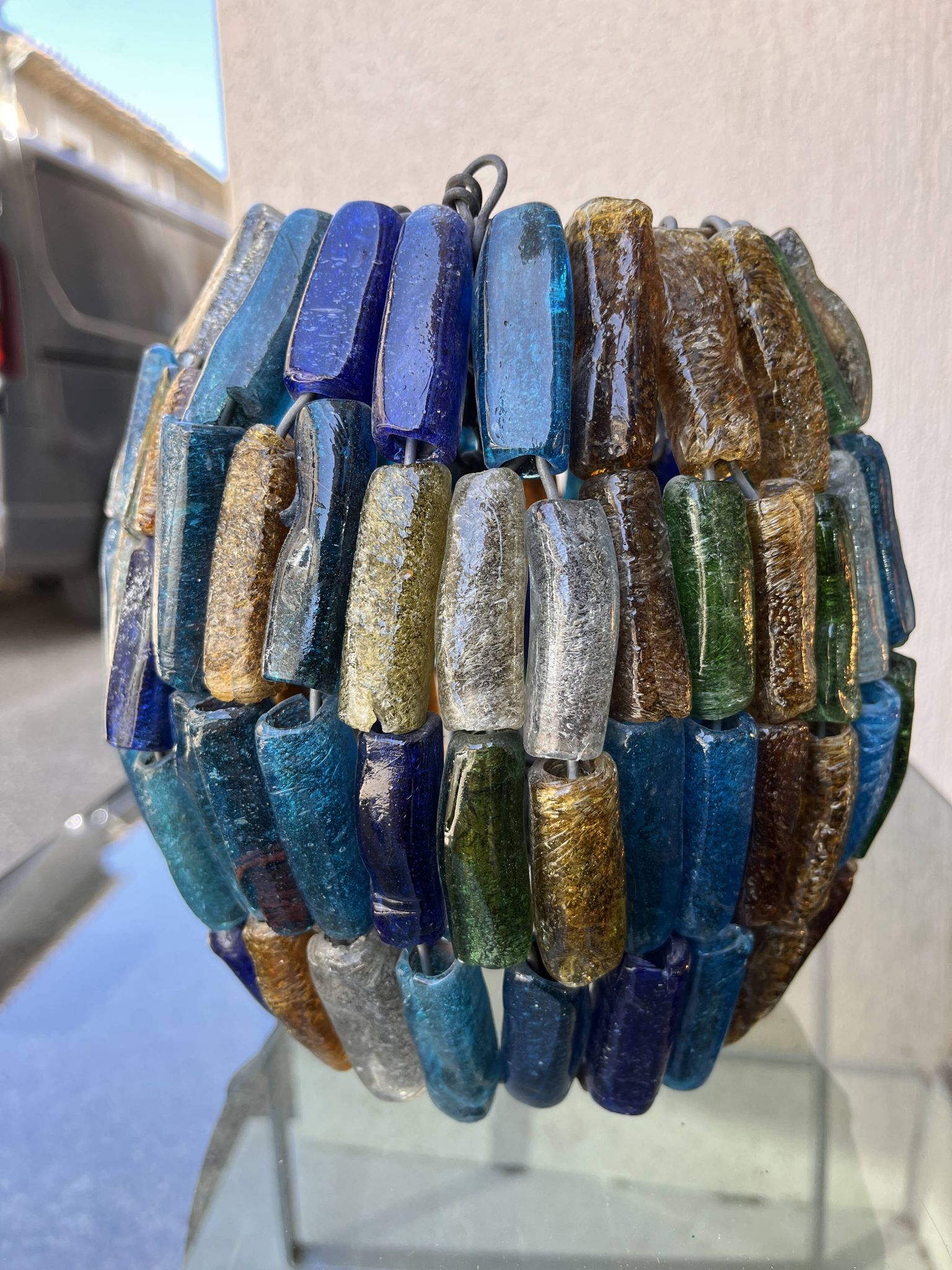 vintage Murano glass paste chandelier