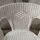 Paire de fauteuils en rotin vintage