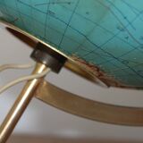 TARIDE glass luminous terrestrial globe 1966